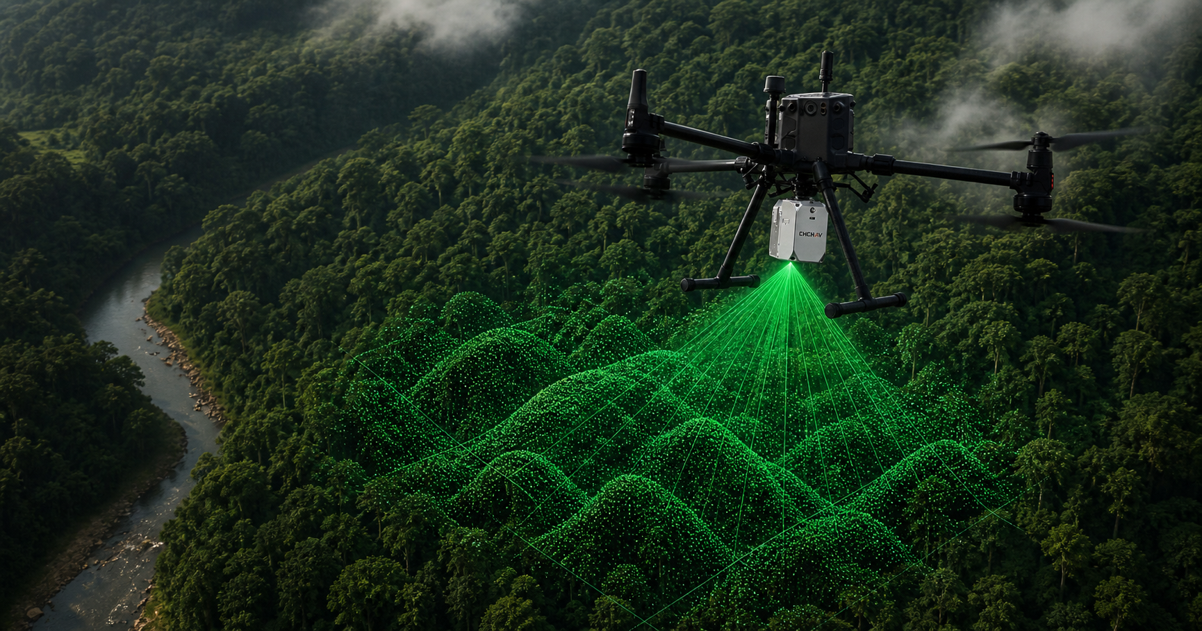 LiDAR Aéreo para Topografia: Levantamento de Alta Precisão com Drone
